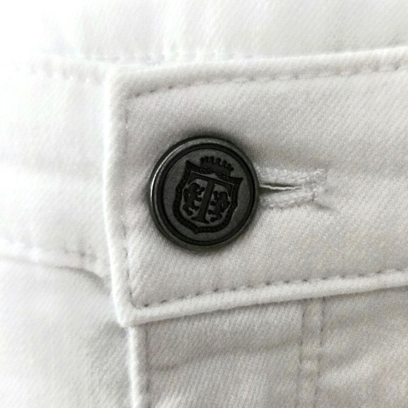 Talbots Flawless High-Waisted Jegging Ankle jeans. White, 14W - Picture 12 of 16